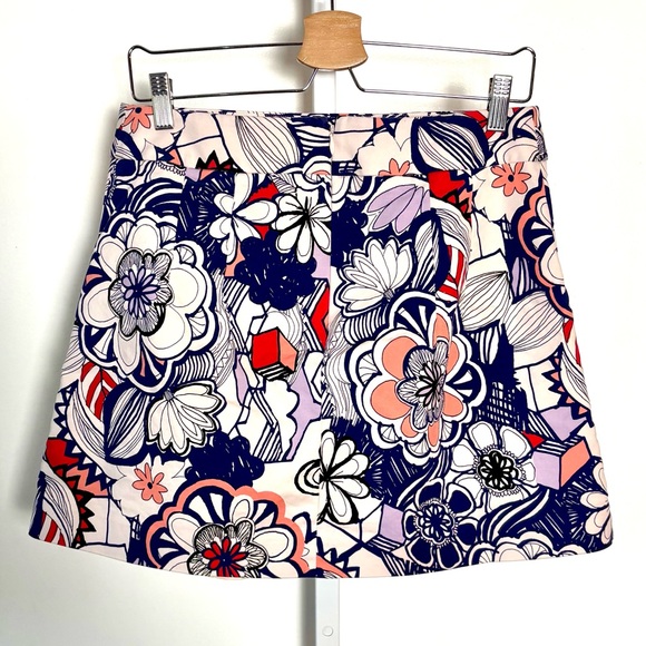 Express Floral Skirt Sz 10 - Picture 2 of 4
